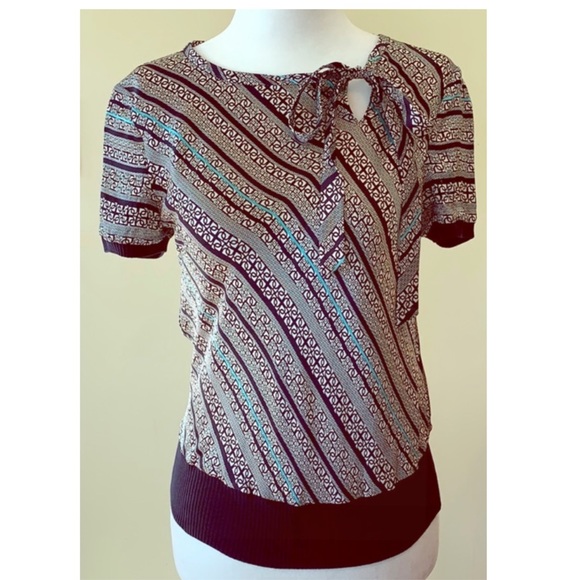 Ports 1961 Blue 100% Silk Top & Matching Jacket - Picture 2 of 5